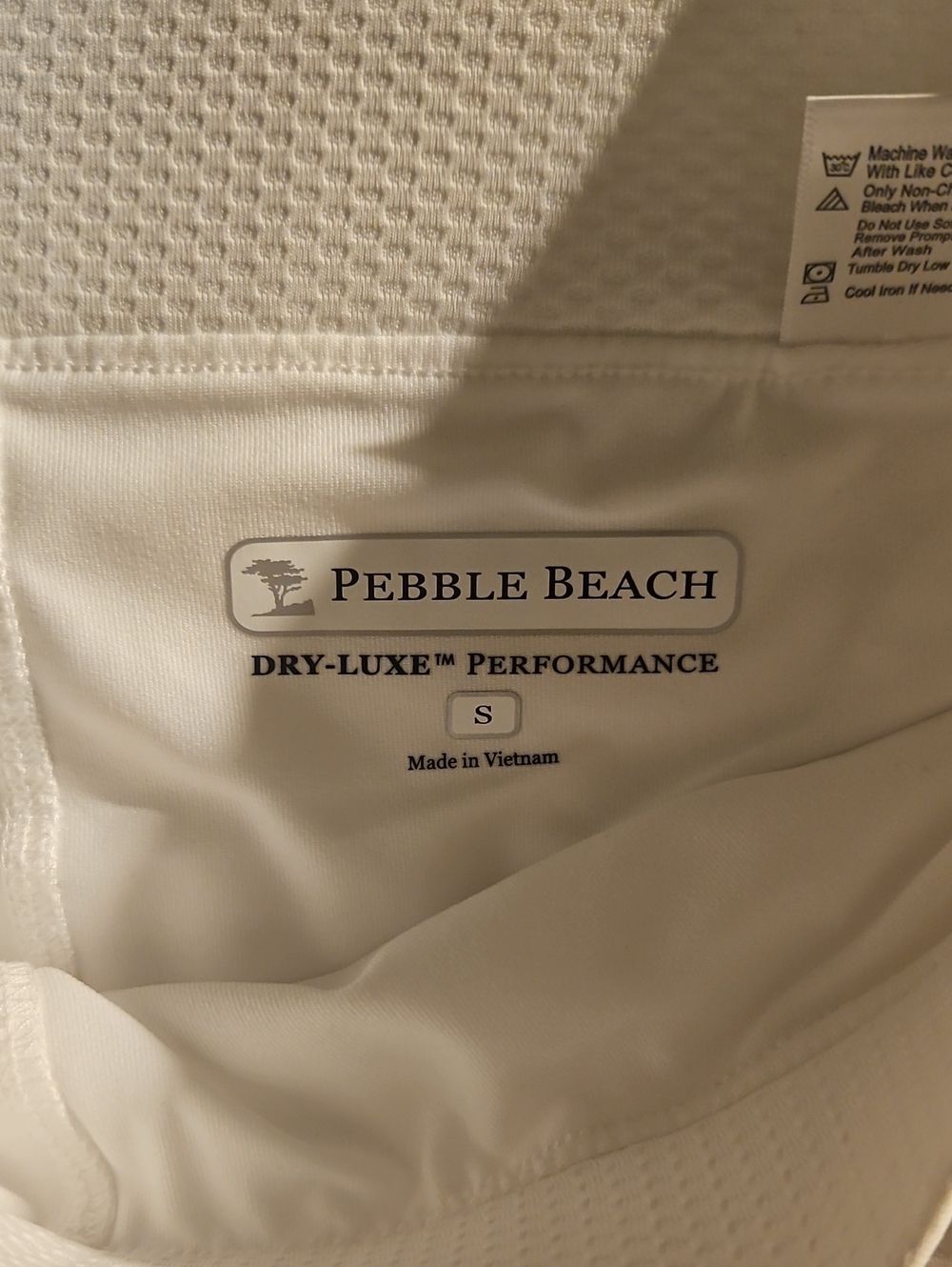 Pebble Beach White Performance Mini Skirt